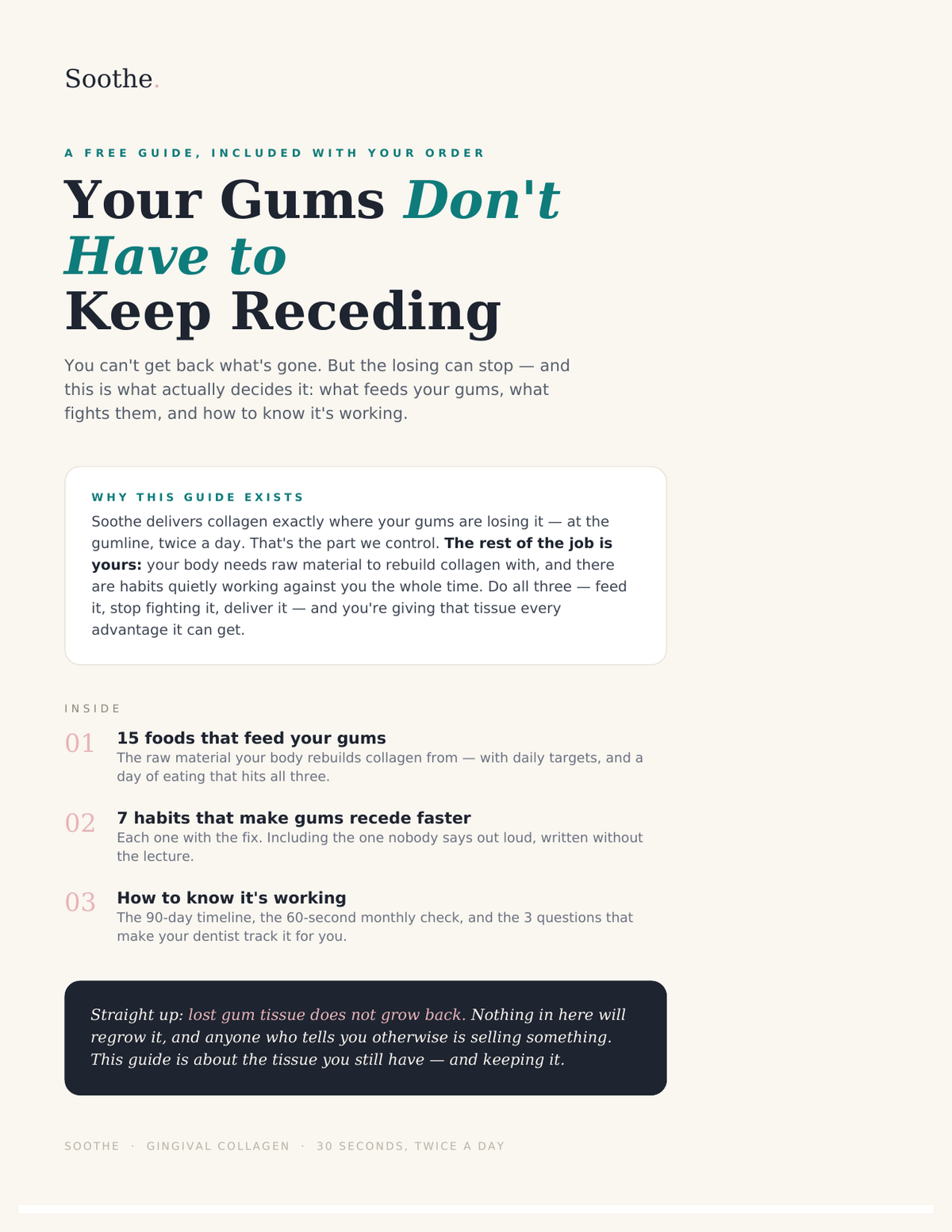 The 7 Habits To Save Your Gums E-book