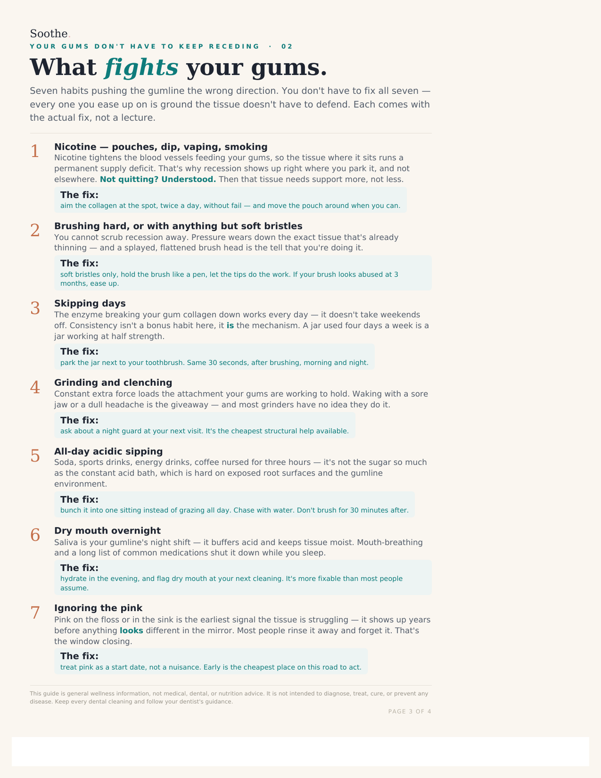 The 7 Habits To Save Your Gums E-book